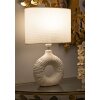 Mauro Ferretti Lampa Stołowa Seta E14 28,5x15x43 cm Biała