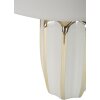 Mauro Ferretti Lampa Stołowa Cassy E27 25x40,5 cm Biało-Złota