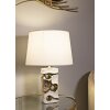 Mauro Ferretti Lampa Stołowa Florida E27 30x43,5 cm Biało-Złota