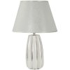 Mauro Ferretti Lampa stołowa Emmi E27 30x45 cm biało-srebrna