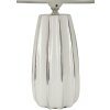 Mauro Ferretti Lampa stołowa Emmi E27 30x45 cm biało-srebrna