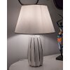 Mauro Ferretti Lampa stołowa Emmi E27 30x45 cm biało-srebrna
