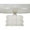 Mauro Ferretti Lampa stołowa Lace E14 23x33 cm biała srebrna