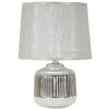 Mauro Ferretti Lucina Lampa Stołowa 20x29 cm Biała Srebrna