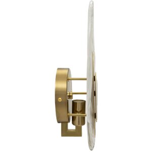 Mauro Ferretti Kinkiet Ozean Gold E14 21x8x31 cm złoty biały