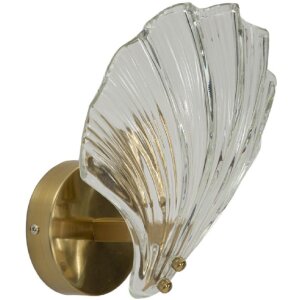 Mauro Ferretti Kinkiet Muszla E14 20x14x22 cm złoty