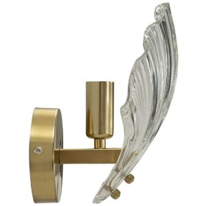 Mauro Ferretti Kinkiet Muszla E14 20x14x22 cm złoty