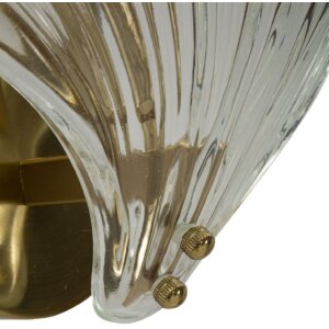 Mauro Ferretti Kinkiet Muszla E14 20x14x22 cm złoty