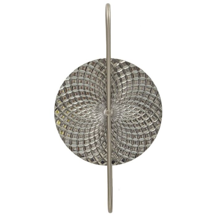 Mauro Ferretti Lampa Ścienna Srebrna 28x15x54 cm