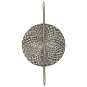 Mauro Ferretti Lampa Ścienna Srebrna 28x15x54 cm