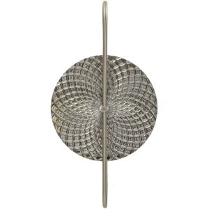 Mauro Ferretti Lampa Ścienna Srebrna 28x15x54 cm
