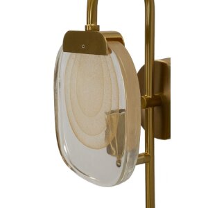 Mauro Ferretti Lampa Ścienna Softy E14 15x14x38 cm złota