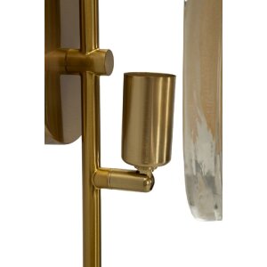 Mauro Ferretti Lampa Ścienna Softy E14 15x14x38 cm złota
