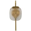 Mauro Ferretti Lampa Ścienna Softy E14 15x14x38 cm złota