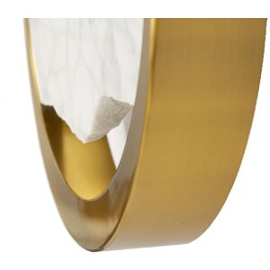 Mauro Ferretti Kinkiet Marmur E14 24x6x24 cm złoty