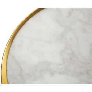 Mauro Ferretti Kinkiet Marmur E14 24x6x24 cm złoty
