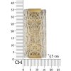 Mauro Ferretti Lampa Ścienna Oblin E14 36x15x10 cm złota naturalna
