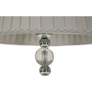 Mauro Ferretti Lampa Stołowa Tolly E27 30x48 cm srebrna