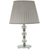 Mauro Ferretti Lampa Stołowa Tolly E27 30x48 cm srebrna
