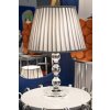 Mauro Ferretti Lampa Stołowa Tolly E27 30x48 cm srebrna