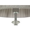 Mauro Ferretti Lampa Stołowa Srebrna E27 Ø 30x56 cm