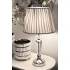 Mauro Ferretti Lampa Stołowa Srebrna E27 Ø 30x56 cm