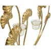 Mauro Ferretti Świecznik Iris 50x12x55 cm złoty czarny