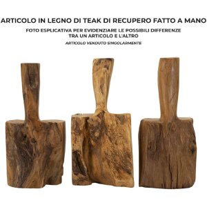 Mauro Ferretti Klin do drzwi 17x13x37 cm brązowy