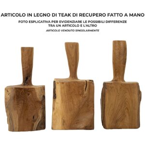 Mauro Ferretti Klin do drzwi 17x13x37 cm brązowy