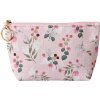Juleeze JZTB0087 Kosmetyczka różowa z kwiatowym wzorem 21x5x13cm PU
