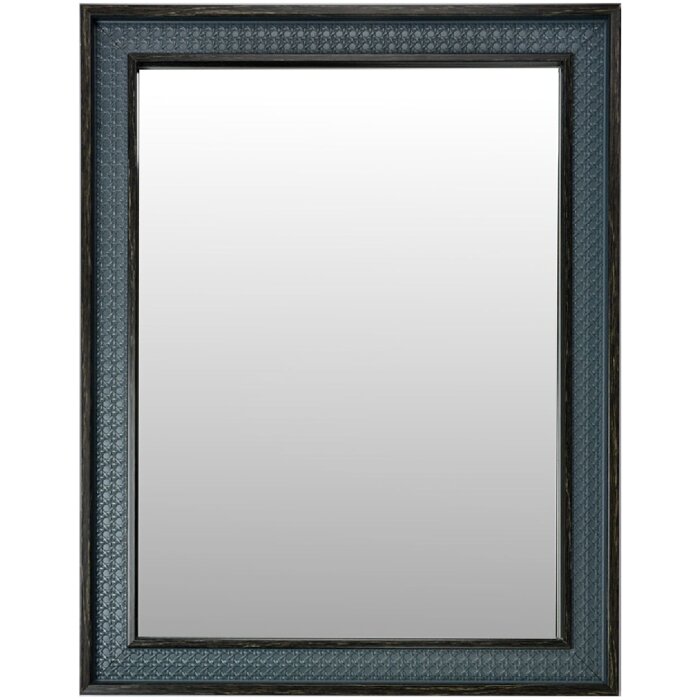 Clayre & Eef 62S323 Lustro szaro-niebieskie 36x2x46 cm styl country