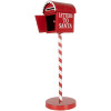 Metalowa skrzynka na listy Clayre & Eef Letters to Santa Red Ø15x50cm w stylu wiejskim
