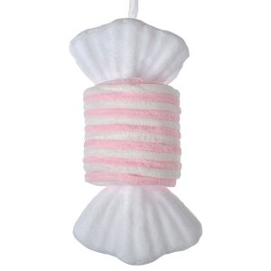 Clayre & Eef 66111P Wisiorek Candy Pink White 11x8x20 cm