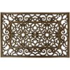 Clayre & Eef MC271 Mata drzwiowa czarna ze złotymi akcentami 60x40 cm