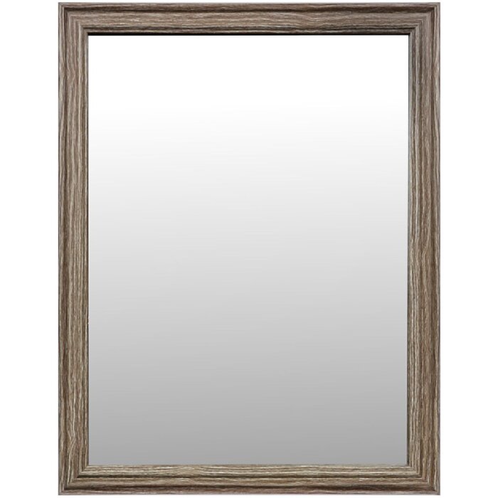 Clayre & Eef 62S326 Lustro brązowe 34x2x44 cm styl country szkło MDF