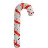 Clayre & Eef 66176 Wisiorek dekoracyjny Candy Cane 7x2x17 cm Biały Czerwony