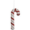 Clayre & Eef Wisiorek dekoracyjny Candy Cane Biały Czerwony 8x3x20 cm