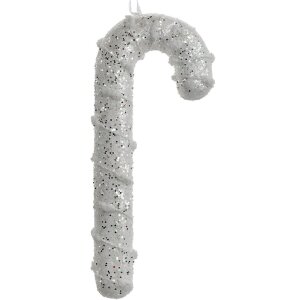 Clayre & Eef 66178 Wisiorek Candy Cane Biały 7x2x17...