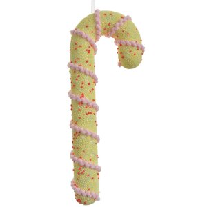 Clayre & Eef Wisiorek Candy Cane Żółty...