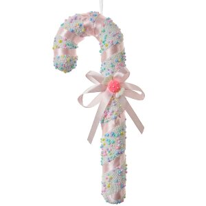 Clayre & Eef 66182 Wisiorek Candy Cane Biały...