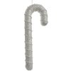 Clayre & Eef 66184 Wisiorek Candy Cane Biały 12x4x33 cm Plastikowy brokat