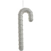 Clayre & Eef 66184 Wisiorek Candy Cane Biały 12x4x33 cm Plastikowy brokat