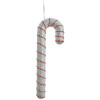 Clayre & Eef 66185 Wisiorek Candy Cane Biały Czerwony 11x4x33 cm