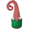 Clayre & Eef 66198 Dekoracja świąteczna Świąteczna czapka elfa 17x8x35 cm