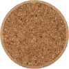 Clayre & Eef Szklany dzwonek Ø8x12cm Przezroczysty z korkową podstawą Dekoracja