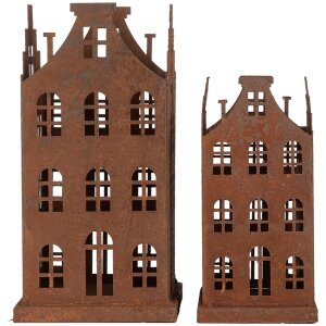 Clayre & Eef 6Y5775 Zestaw 2 metalowych brązowych...