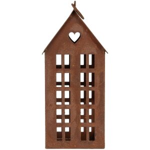 Clayre & Eef 6Y5792 Dekoracja Dom Metal Brązowy 13x11x30 cm Styl wiejski