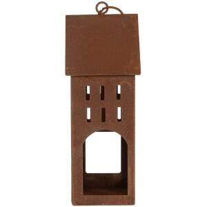 Clayre & Eef 6Y5792 Dekoracja Dom Metal Brązowy 13x11x30 cm Styl wiejski
