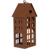 Clayre & Eef 6Y5792 Dekoracja Dom Metal Brązowy 13x11x30 cm Styl wiejski
