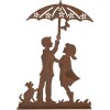 Clayre & Eef 6Y5781 Dekoracja dla dzieci metalowa figurka w stylu country 21x5x31 cm